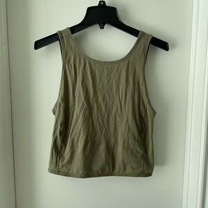 Lululemon Twist Back Crop Tank
